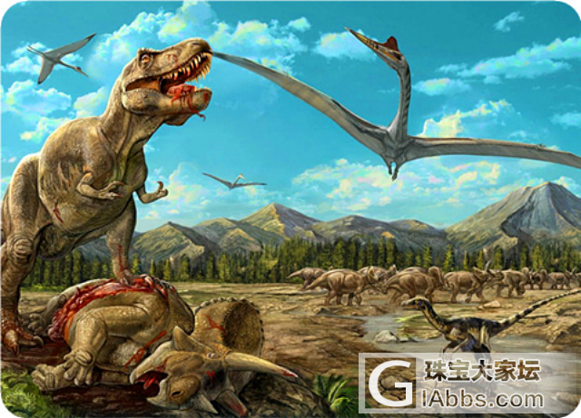 地球最鼎盛的时代,代表动物为恐龙,出现于三叠纪晚期,鼎盛于侏罗纪