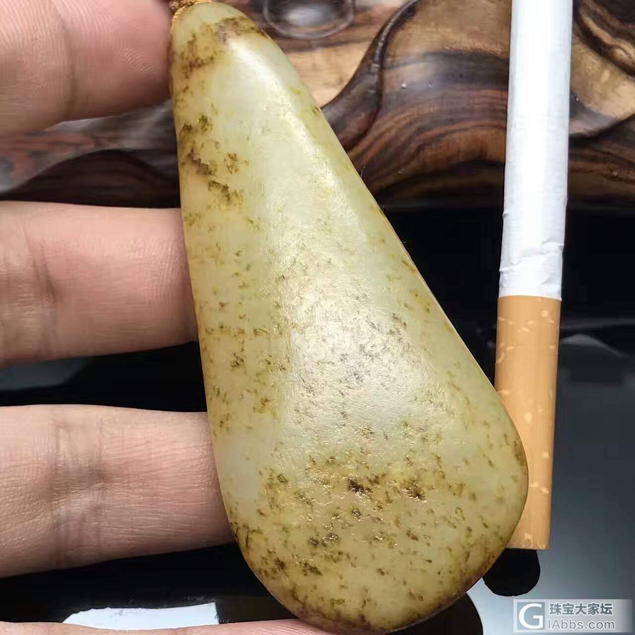 新疆和田籽料原石秋梨皮真皮真色_和田玉原石_珠宝